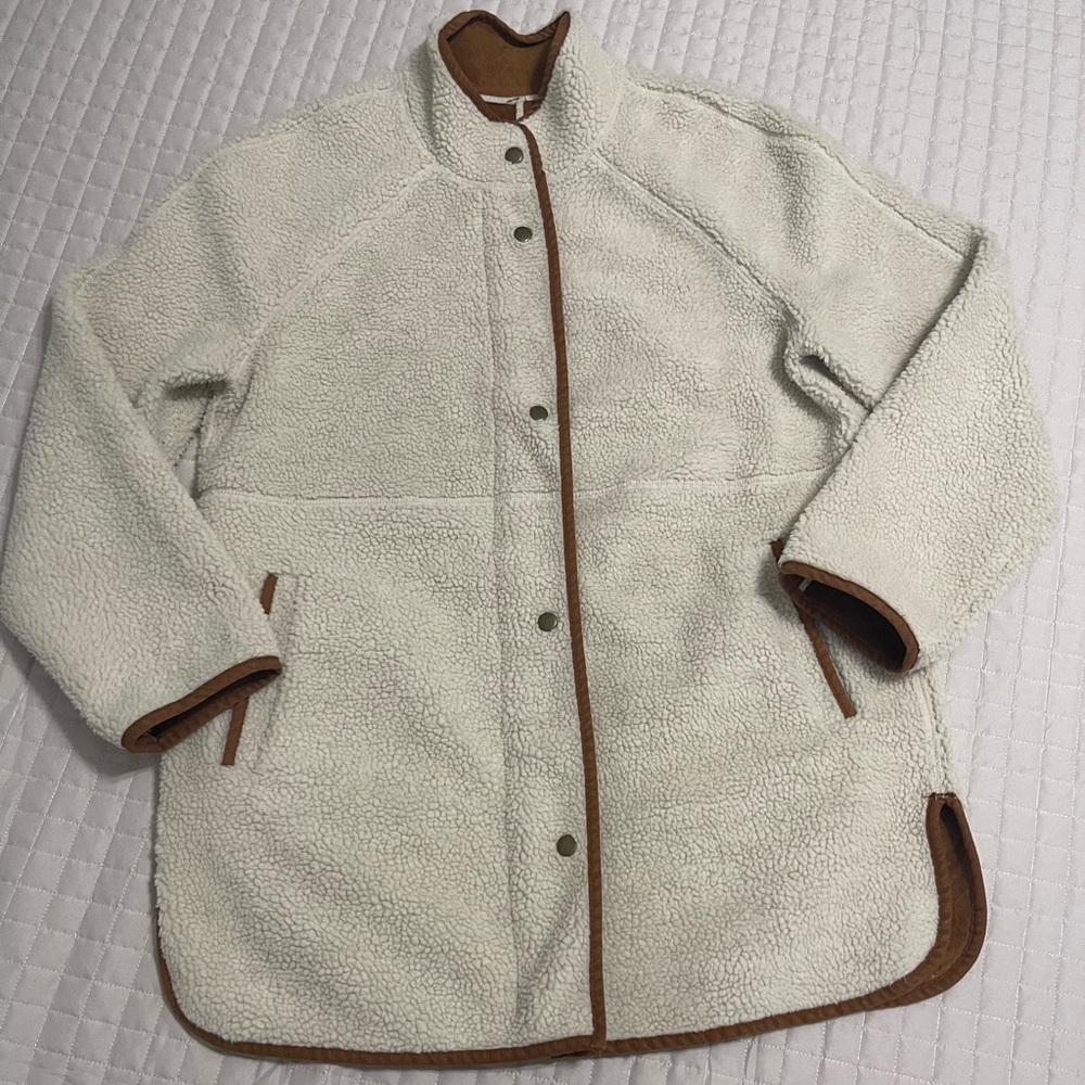 Old Navy faux suede and Sherpa jacket